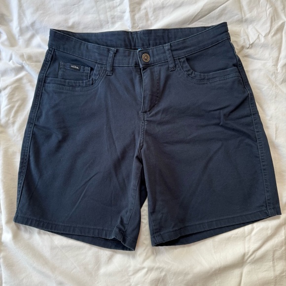 Kuhl Navy Blue Casual Shorts, Size 8 - Picture 1 of 4